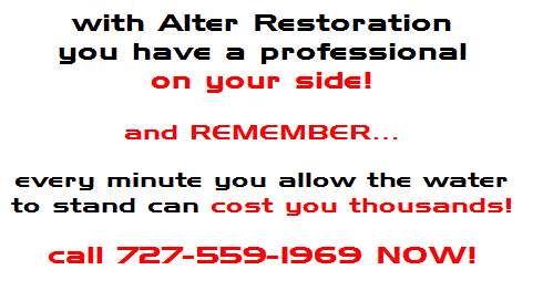 Alter Restoration Water Damage In Clearwater, Florida 1